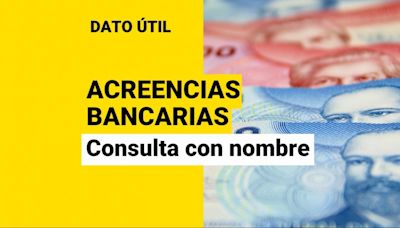 Acreencias bancarias: Consulta con tu nombre si tienes dinero por cobrar en los bancos