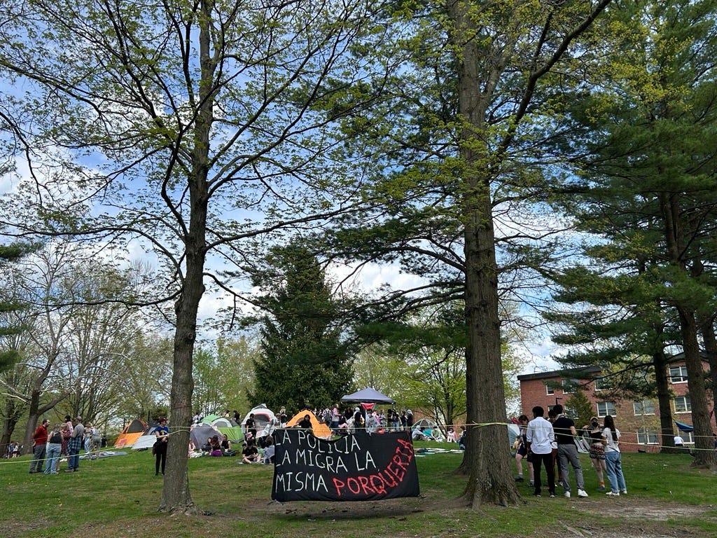 SUNY New Paltz students join other Israel-Hamas war protests around the state