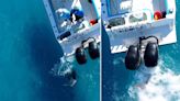 Watch: Huge Bull Shark Attacks Fishing Boat, Damages Outboard Motor