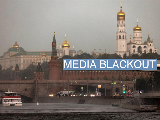 Kremlin bans 81 European news outlets as Russia prepares to put US journalist on trial