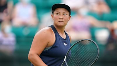 Tara Moore emotional after making Wimbledon return following doping case ordeal