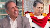 Jerry Seinfeld Shares What He and Hugh Grant Would Jokingly Fight About on the Set of 'Unfrosted' (Exclusive)