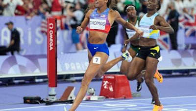 Harvard-grad Gabby Thomas sprints to 200-meter gold medal for the United States