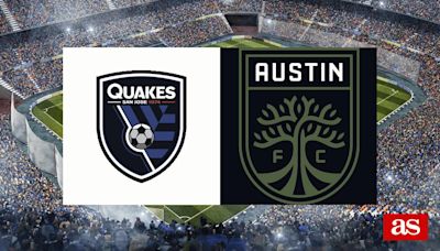San José Earthquakes 1-1 Austin FC: resultado, resumen y goles
