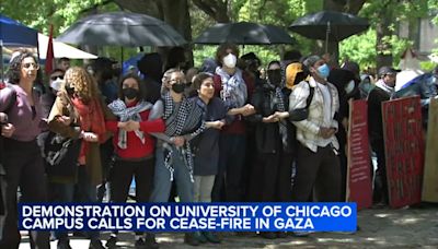 University of Chicago protest: President says pro-Palestinian encampment 'cannot continue'