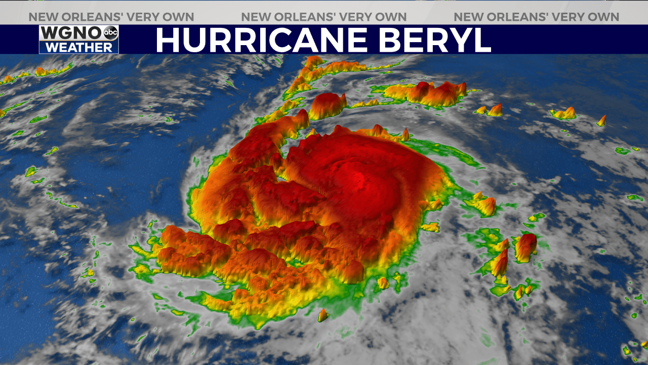 Hurricane Beryl rapidly strengthens as dangerous heat hits the Gulf Coast