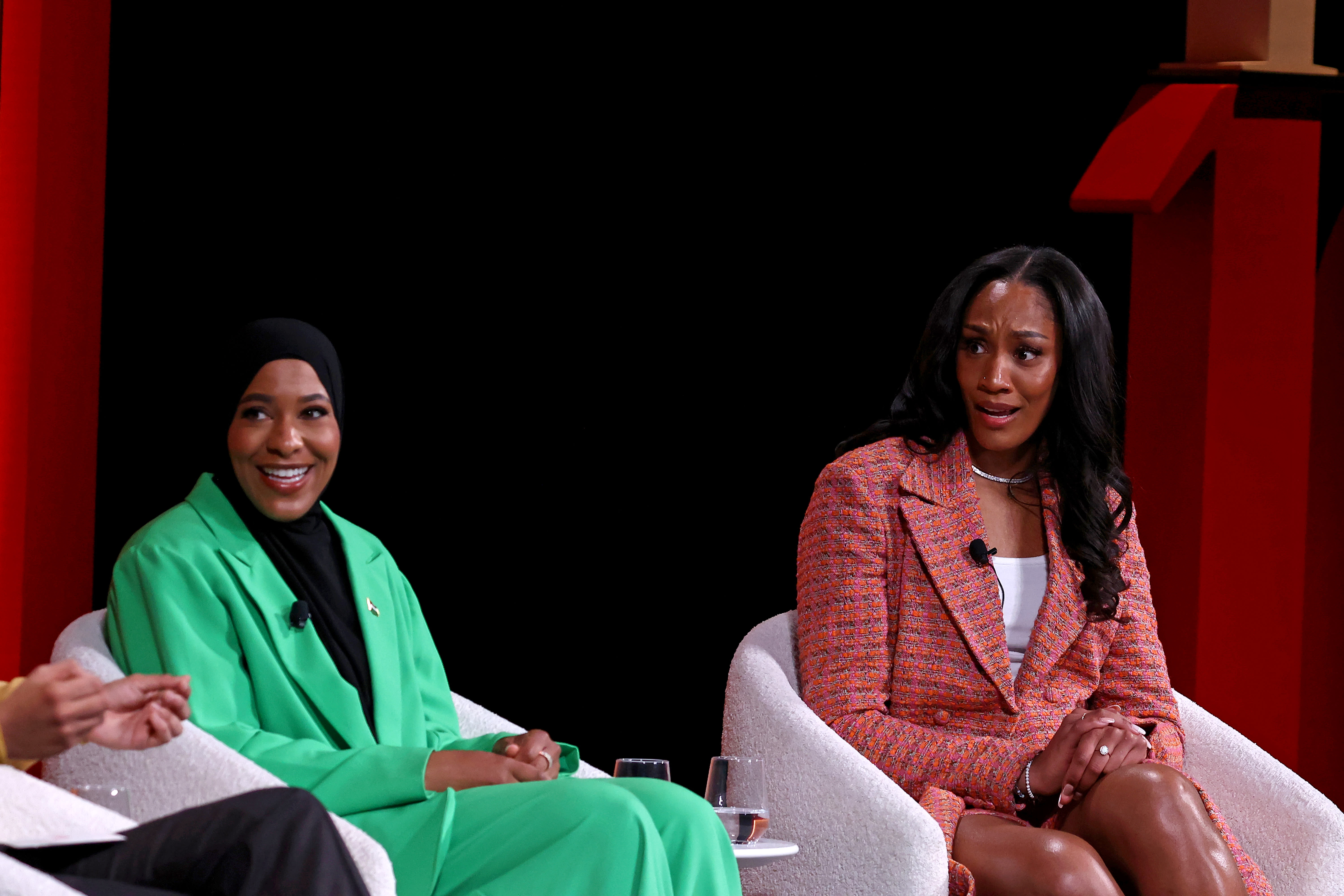 Olympic Medalists Ibtihaj Muhammad and A’ja Wilson Call For More Investment in Women's Sports