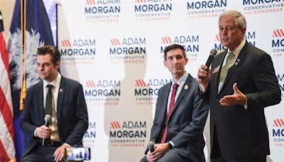 On attack: Florida's Matt Gaetz rallies in Greenville, endorses Morgan, attacks Timmons