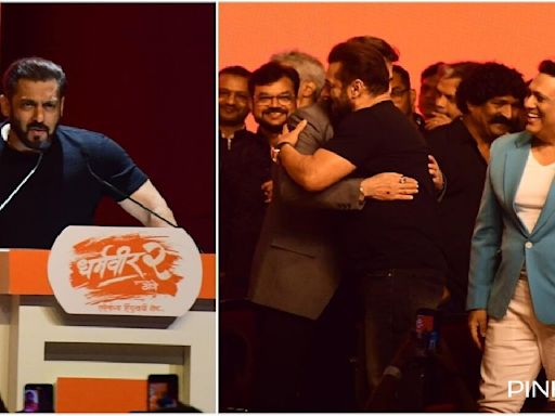 WATCH: Salman Khan hugs Govinda and Jeetendra at Dharamveer 2 trailer launch; wishes success for film