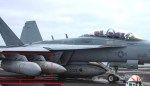 EA-18G Growlers With New Jamming Pods Onboard Carrier Heading To Middle East
