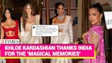 Khloe Kardashian Feels Like Royalty At Anant Ambani-Radhika Merchant Wedding | Etimes - Times of India Videos