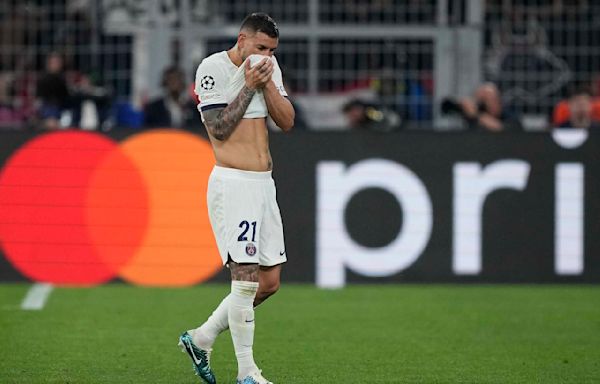 PSG defender Lucas Hernández injured in Champions League semifinal first leg at Dortmund