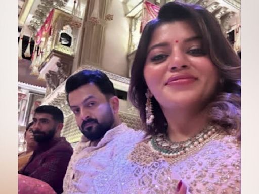 Anant-Radhika wedding: Prithviraj Sukumaran's wife Supriya Menon gives peek into 'shenanigans' with cute selfie ft Salaar star