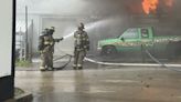 3 Clarksville firefighters injured after fire sparks at tire shop