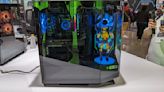 Cougar's newest PC case includes an RGB turntable for your action figures — new and refreshed cases at Computex