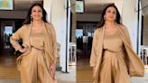 Yay or Nay: Tabu wears tie-up skirt with waterfall-style open jacket; did she manage to pull it off?