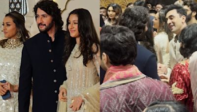 Anant Ambani and Radhika Merchant wedding: Mahesh Babu engages in a quick chat with Ranbir Kapoor, spotted alongside Arjun Kapoor and Kriti Sanon