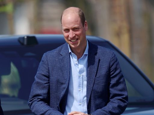 William seen for first time since Harry landed in UK for two-day trip