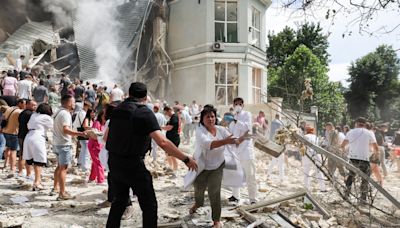 Ukraine-Russia war latest: Kyiv children’s hospital hit in ‘massive’ hypersonic missile attack