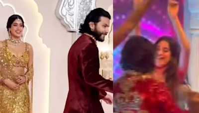 Janhvi Dances Close to Beau Shikhar at Anant and Radhika's Wedding- WATCH