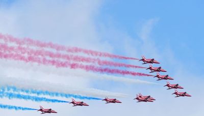 You will be able to see the Red Arrows fly over Greater Manchester this weekend