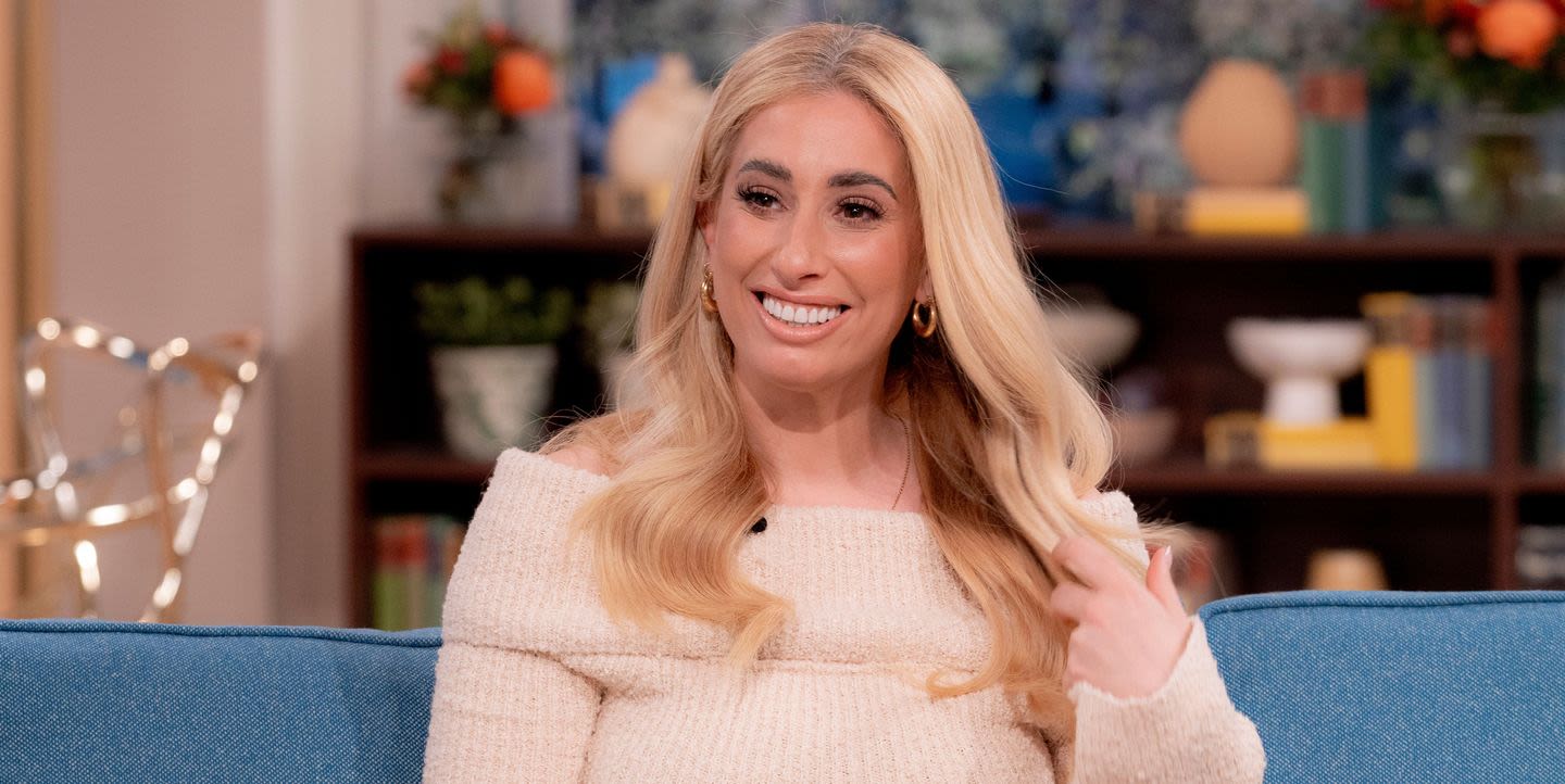 Stacey Solomon explains eye injury on Instagram