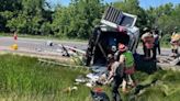 Rollover crash blocks traffic on U.S. 20 in Rockford