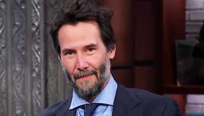 Keanu Reeves gets emotional on The Late Show: ‘The Matrix changed my life’