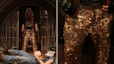 Man painstakingly creates "penny pants" out of 7000 coins