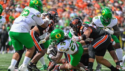 Oregon Ducks Offensive Line Earns MVP, Quiets Critics in Blowout Win Over Oregon State