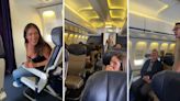 Le dijo a su pareja que serían padres durante un vuelo frente a todos los pasajeros y el video se hizo viral