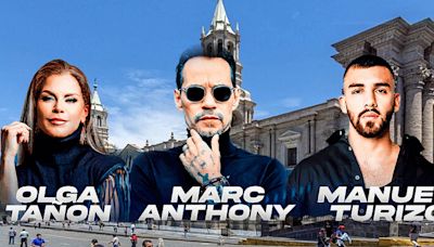 Serenata a Arequipa: Marc Anthony, Olga Tañón y Manuel Turizo harán vibrar la 'Ciudad Blanca'