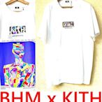 BLACK全新KITH x BHM黑人藝術節限定蠟筆塗鴉BOX LOGO畫作短T