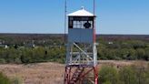 Tour New Jersey's Blue Anchor Fire Tower in Camden County: "Wildfires here are a huge threat"