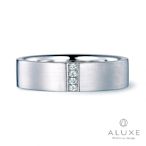 ALUXE 亞立詩 真摯情愛 結婚戒 18K白金男戒 RB2060