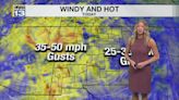 Windy and hot Monday around New Mexico