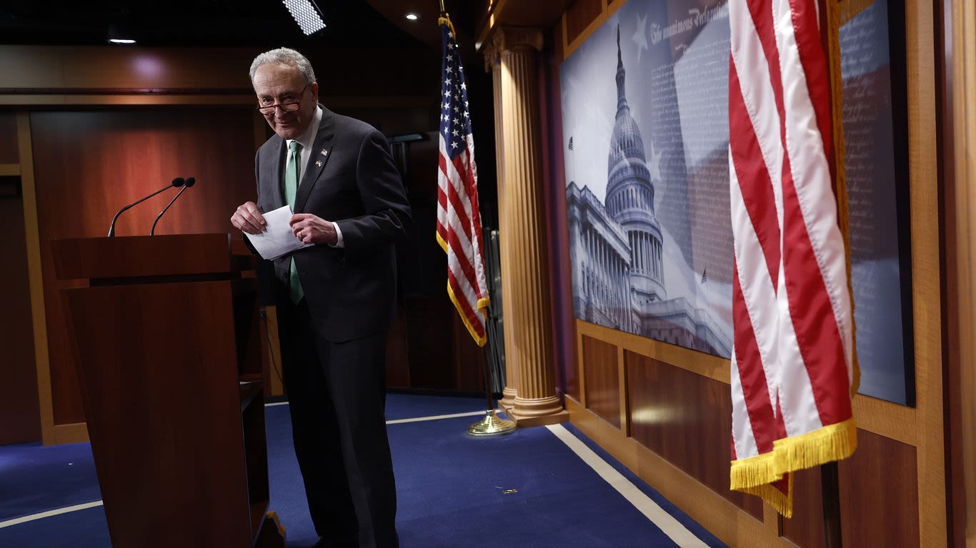 Chuck Schumer's Senate Democrats make very public push on marijuana