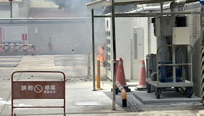沒人使用卻自燃爆炸！ 高雄加油站旁Gogoro充電站突然起火