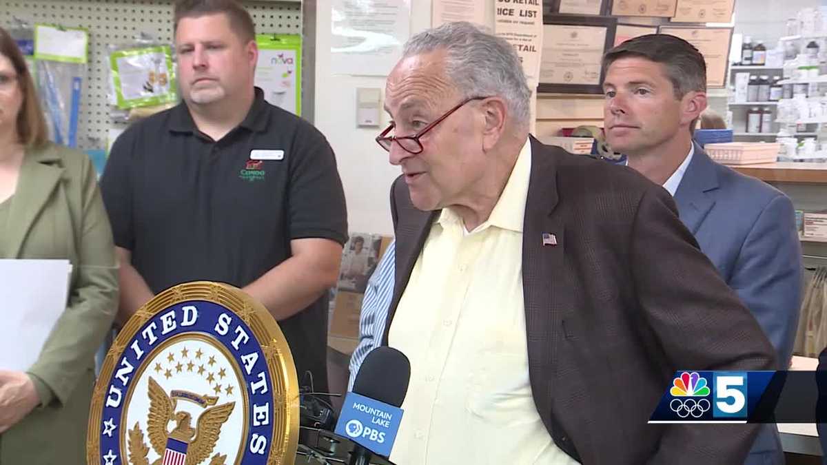 Schumer visits Plattsburgh, highlights lower drug costs for Medicare patients