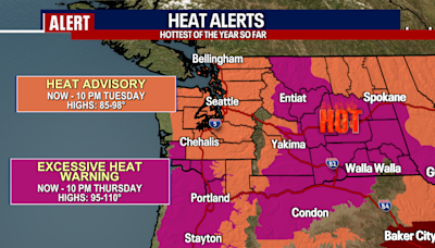 Seattle Weather: Weekend heat wave and fire danger