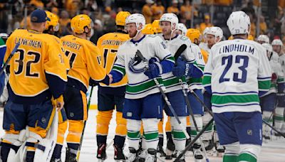 Canucks advance to 2nd round, beating Predators 1-0 in Game 6 on Pius Suter's late goal