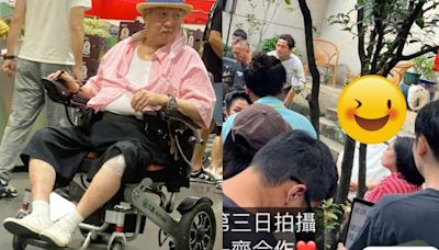 72歲洪金寶近況曝光清減不少 內地拍戲有露營車供他隨時休息