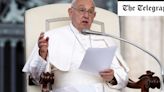Pope Francis reported to have used derogatory phrase about homosexuals