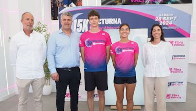 La 15K Nocturna FibraValencia presenta la camiseta oficial de la 11ª edición