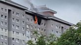 Six casualties after huge blaze rips through top floor of Scots tower block