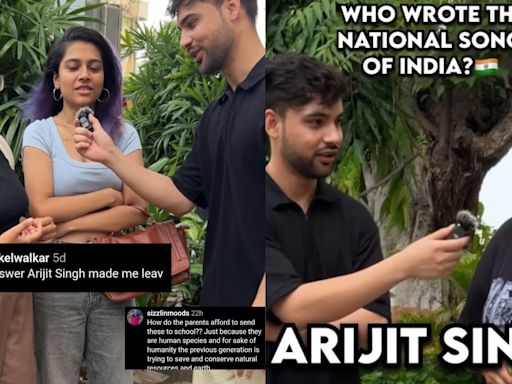 Internet Split By Viral Video Claiming Arijit Singh Penned Vande Mataram In Street Quiz: 'Not Funny At All'