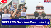 NEET 2024 SC Hearing LIVE: NEET UG Supreme Court Hearing Adjourned, Matter Listed for Monday