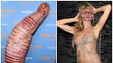 Queen of Halloween Heidi Klum transforms into worm for her party