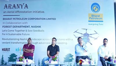 BPCL Launches Innovative Drone Reforestation Project to Revitalize Nashik's Lands