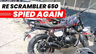 Royal Enfield Scrambler 650 Spotted Testing Again, Updated Classic 350 Features Revealed - ZigWheels